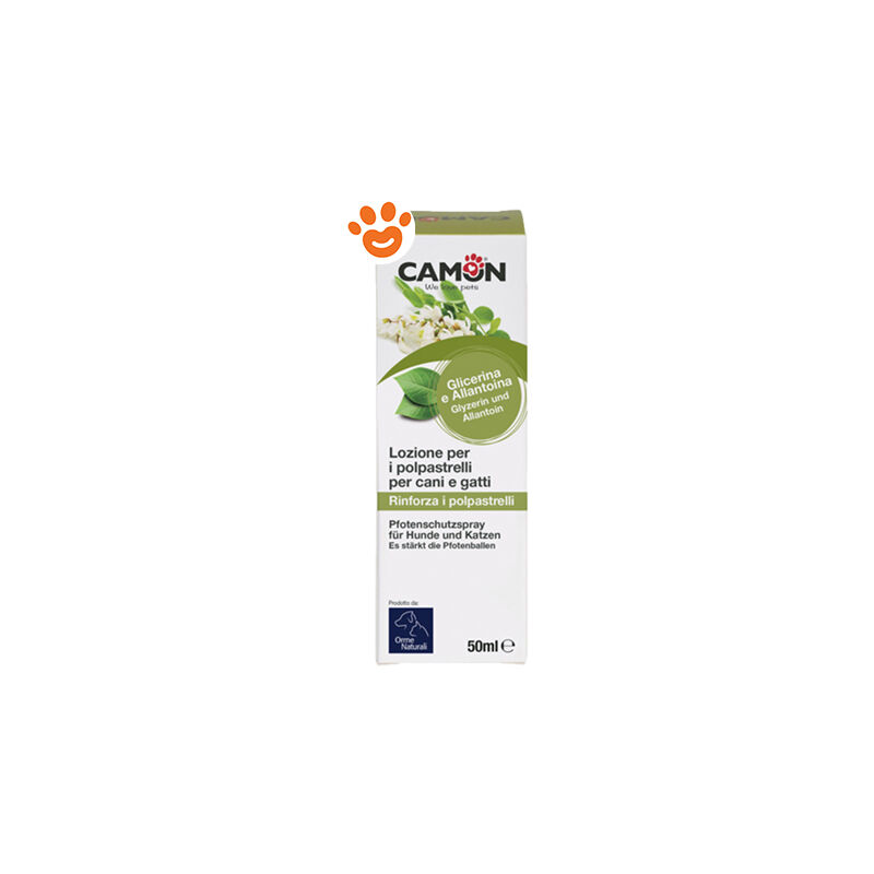 foto del prodotto dog cat orme naturali spray polpastrelli dog cat orme naturali spray polpastrelli confezione da 50 ml camon