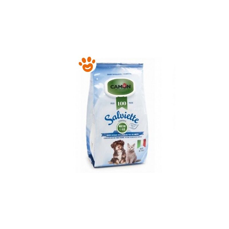 foto del prodotto dog cat salviette dog cat salviette - muschio e aloe - camon