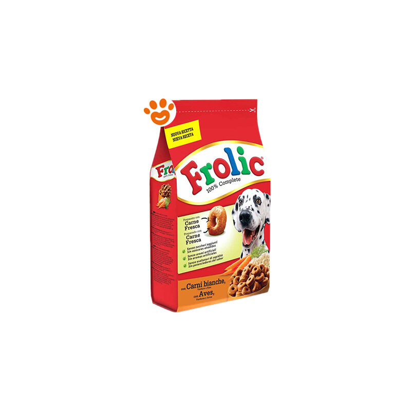 foto del prodotto dog complete pollame, verdure e riso dog complete pollame, verdure e riso sacco da 1,5 kg frolic