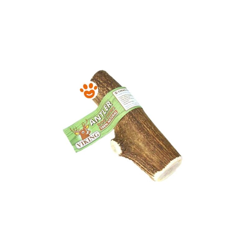 foto del prodotto dog corna di cervo aperta taglia xl dog corna di cervo aperta taglia xl confezione da 200 gr leopet