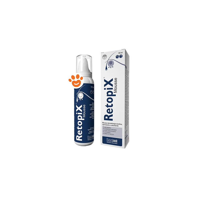 foto del prodotto dog e cat retopix mousse dog e cat retopix mousse confezione da 150 ml innovet