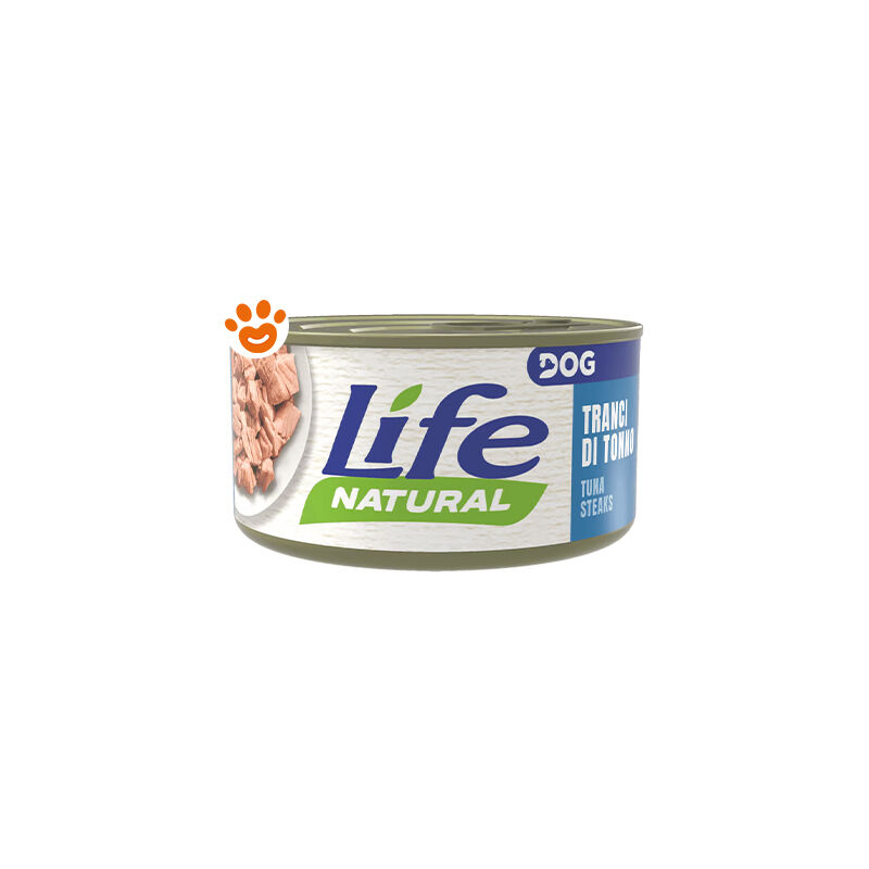 foto del prodotto dog natural tranci di tonno dog natural tranci di tonno lattina da 90 gr life