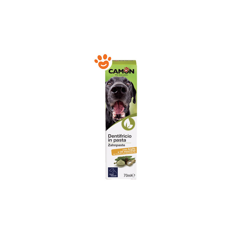 foto del prodotto dog orme naturali dentifricio in pasta dog orme naturali dentifricio in pasta confezione da 70 ml camon