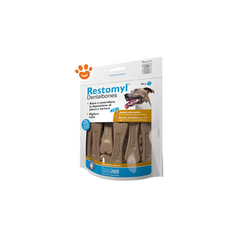 foto del prodotto dog restomyl dentalbones dog restomyl dentalbones confezione da 482 gr innovet