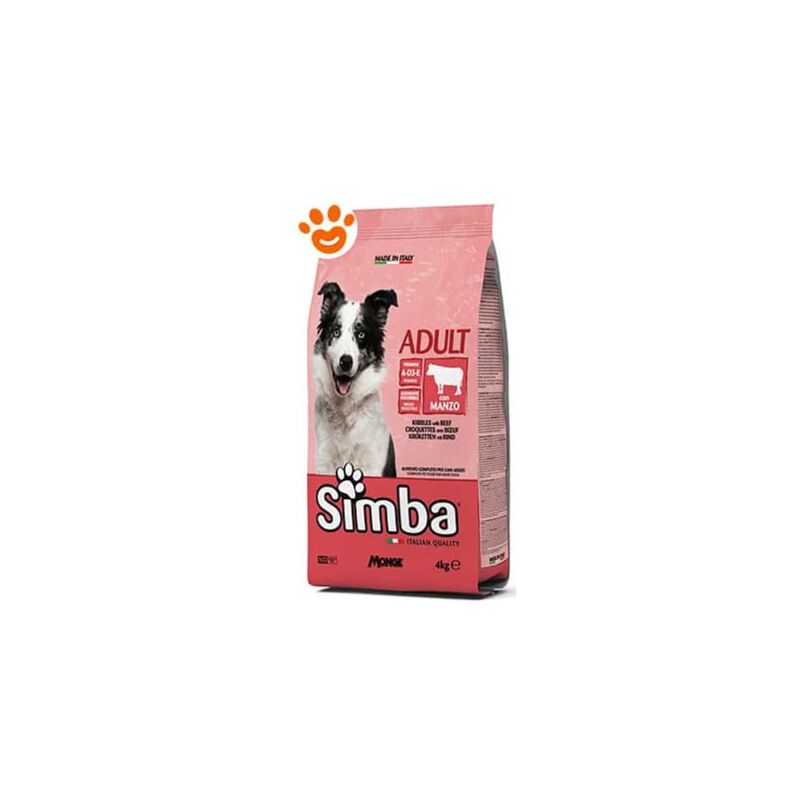 foto del prodotto dog simba con manzo dog simba con manzo sacco da 20 kg monge