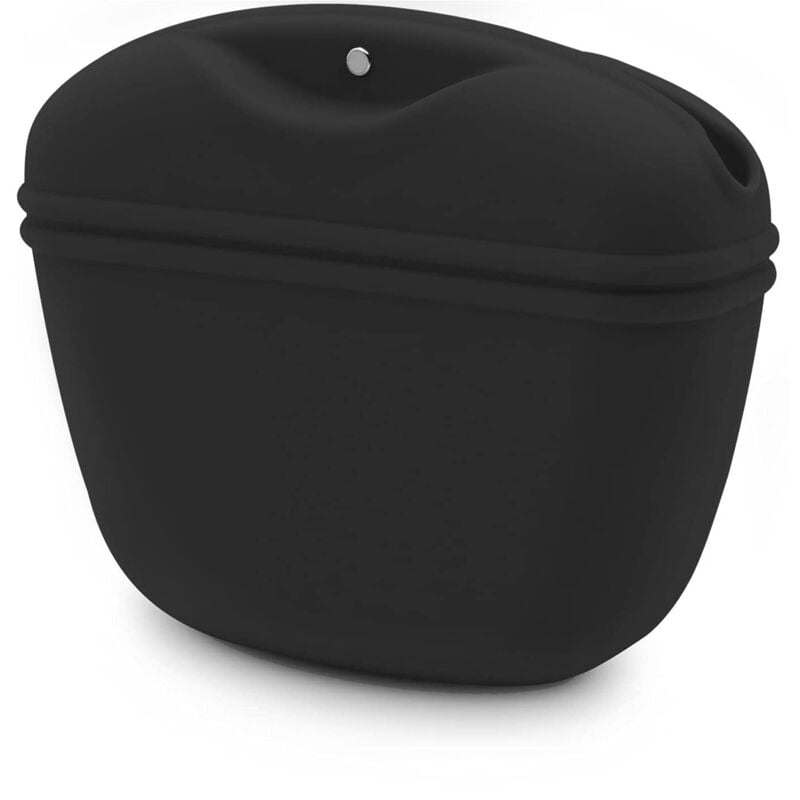 foto del prodotto dog treat bag with magnetic closure waist clip black
