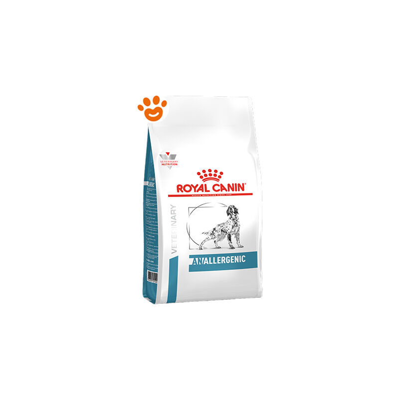 foto del prodotto dog veterinary diet anallergenic dog veterinary diet anallergenic sacco da 3 kg royal canin