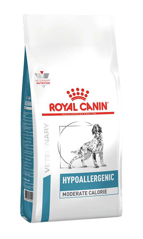foto del prodotto dog veterinary diet hypoallergenic moderate calorie dog veterinary diet hypoallergenic moderate calorie sacco da 1,5 kg royal canin