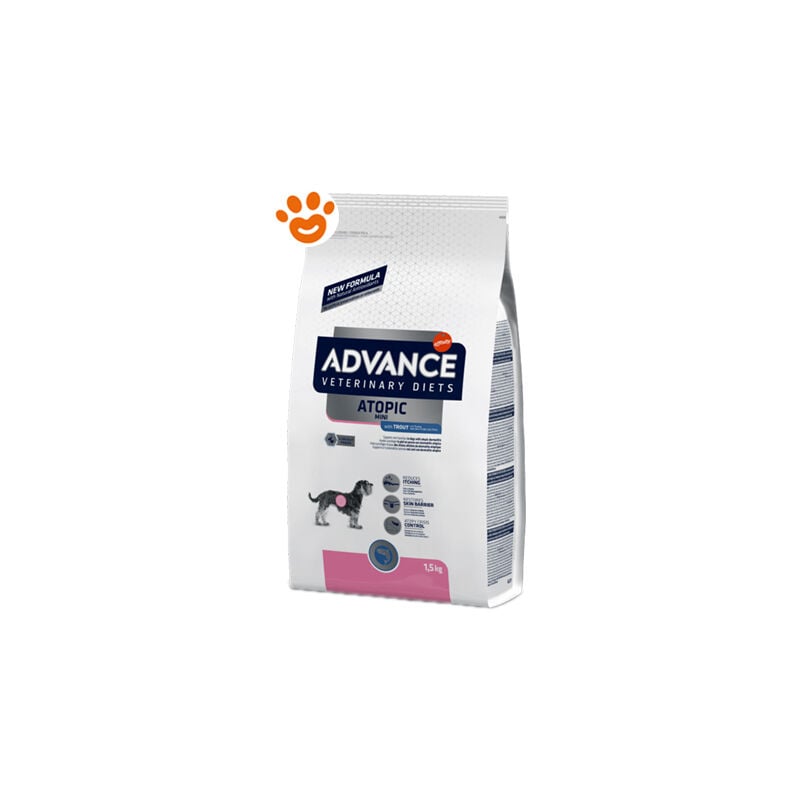 foto del prodotto dog veterinary diets atopic adult mini trota dog veterinary diets atopic adult mini trota - sacco da 1,5 kg - advance