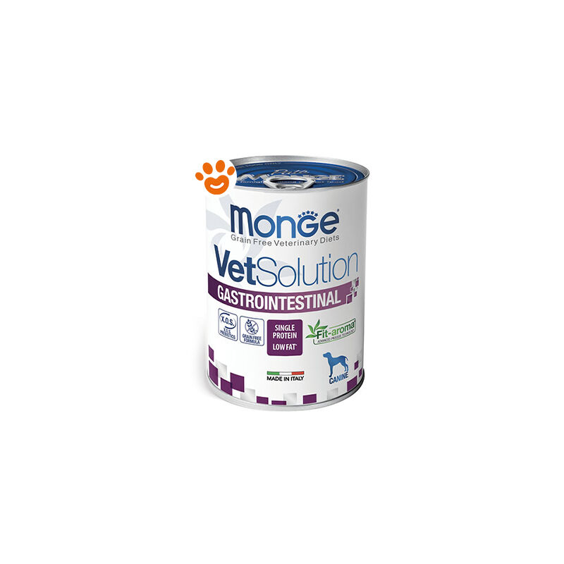 foto del prodotto dog vetsolution gastrointestinal dog vetsolution gastrointestinal lattina da 400 gr monge