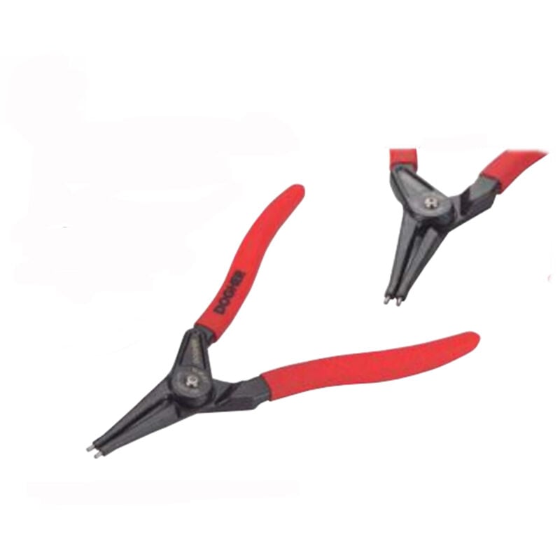 foto del prodotto dogher pinza seeger anelli elastici esterni becchi dritti 140 155 180 220mm 220mm 