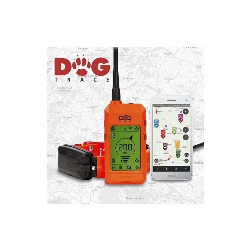 immagine 0 del prodotto dogtrace collare gps locator for dogs x30 portata 20 chilometri, funzioni di addestramento incluse, funziona con applicazione e controllo
