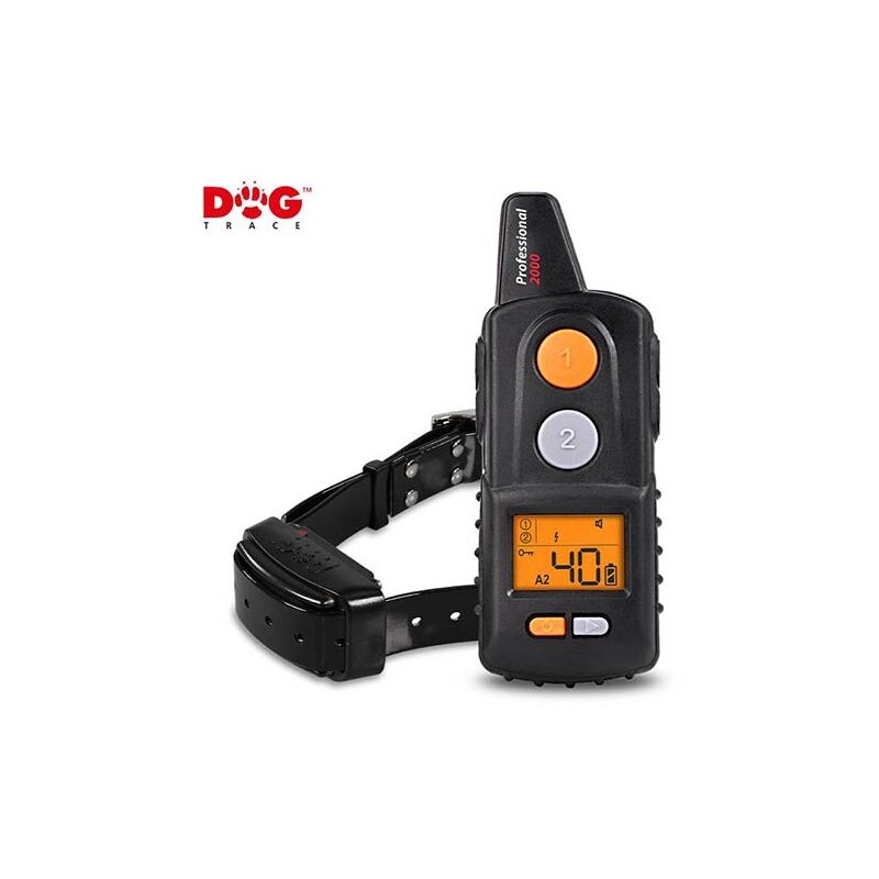 foto del prodotto dogtrace pro collare di addestramento professionale per cani per uso professionale o sportivo lungo raggio di 2 km, color camo, modello pro one