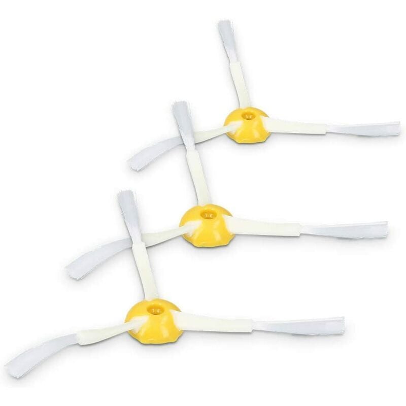 foto del prodotto dolaso kit confezione da 3 spazzole laterali per irobot roomba serie 500 600 700, ricambi aspirapolvere