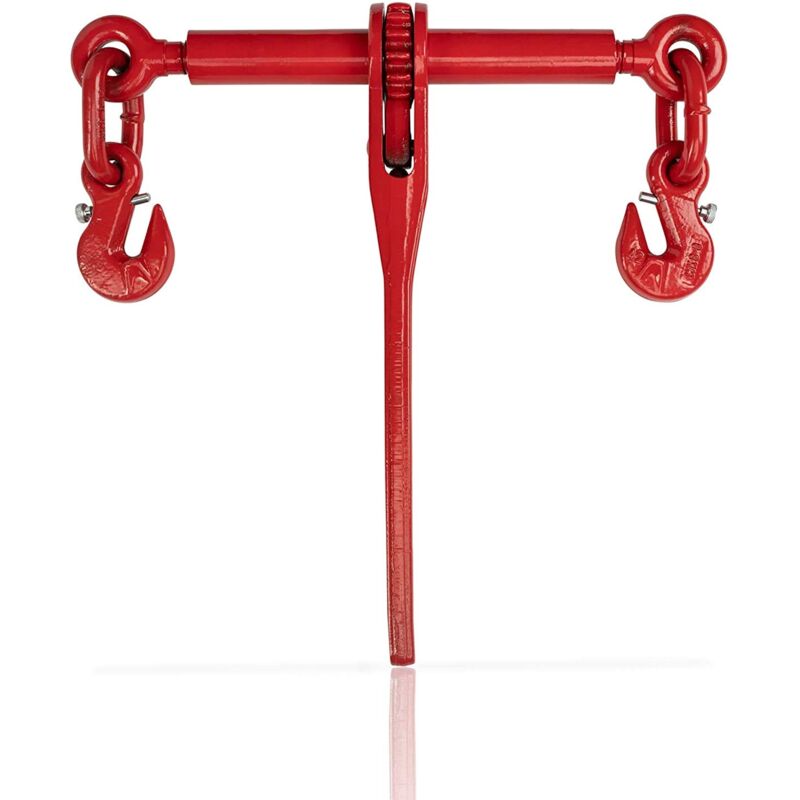 foto del prodotto dolezych 46801401 tendicatena a cricchetto comgancio di accorciamento per catena da 8 mm, lc 4000 dan, rosso