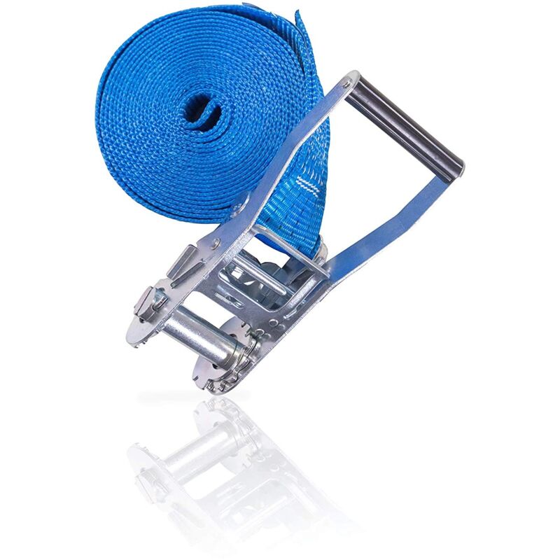 foto del prodotto dolezych cinghia a cricchetto monoblocco, 4000 dan, lunghezza 8 m, blu