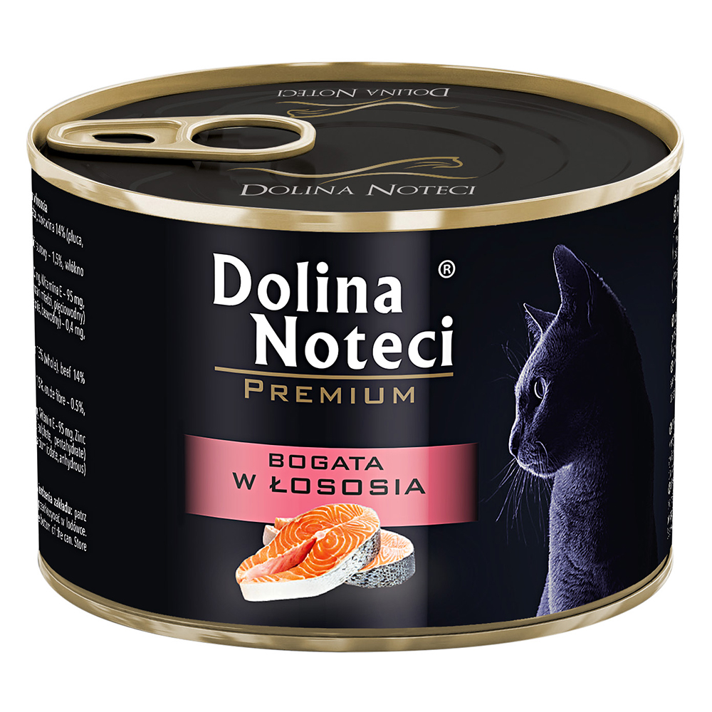 foto del prodotto dolina noteci premium, 12 x 185 g ricco di salmone