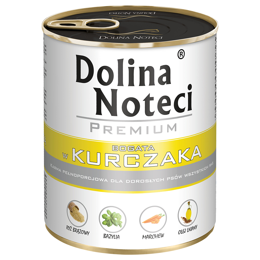 foto del prodotto dolina noteci premium, 12 x 800 g pollo