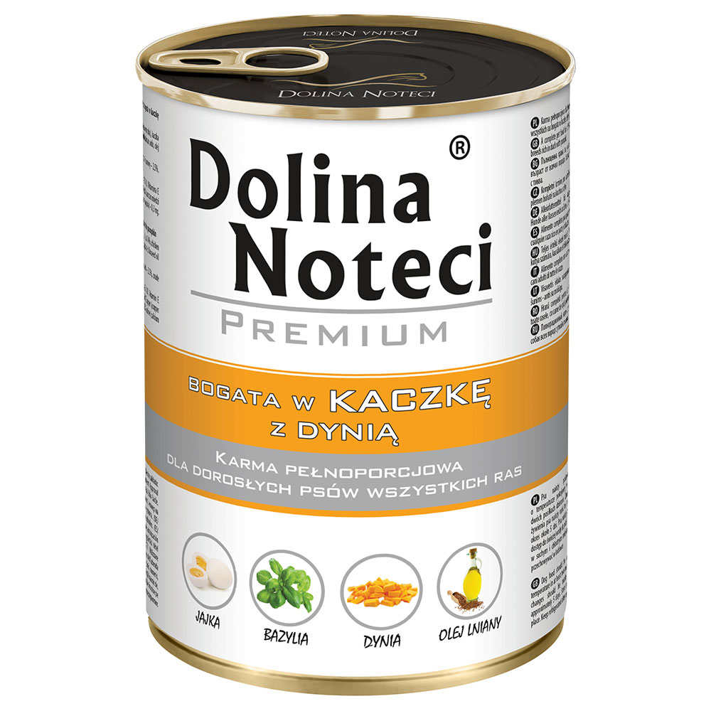 foto del prodotto dolina noteci premium, 24 x 400 g anatra e zucca