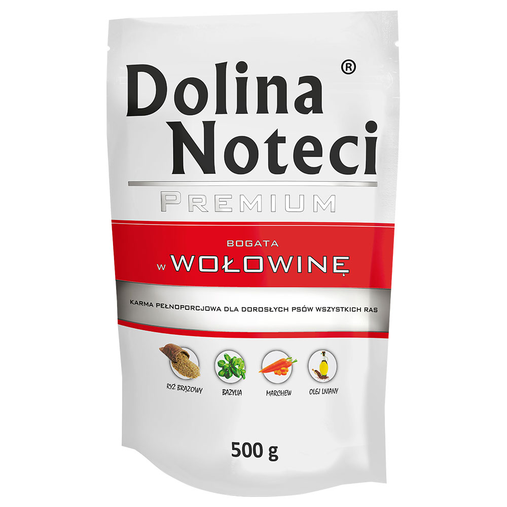 foto del prodotto dolina noteci premium in busta, 10 x 500 g manzo