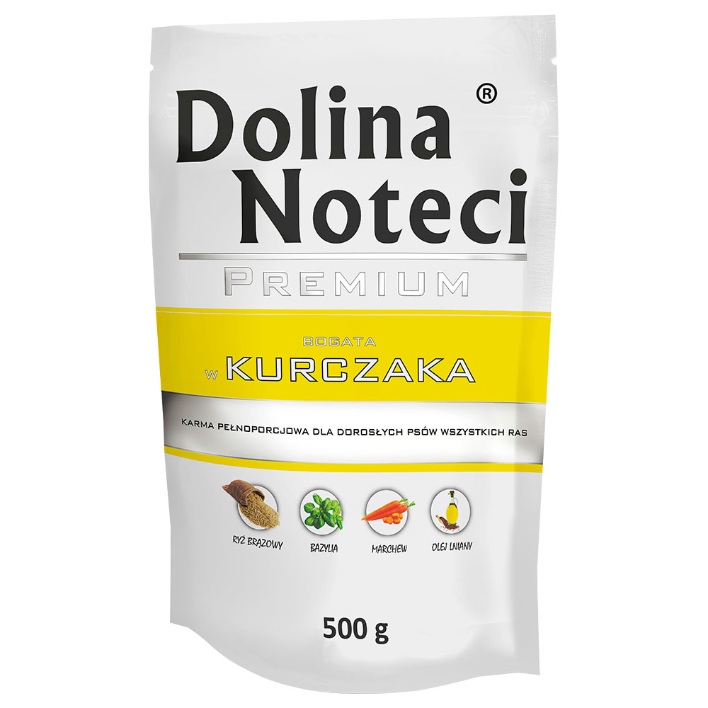 foto del prodotto dolina noteci premium in busta, 10 x 500 g pollo