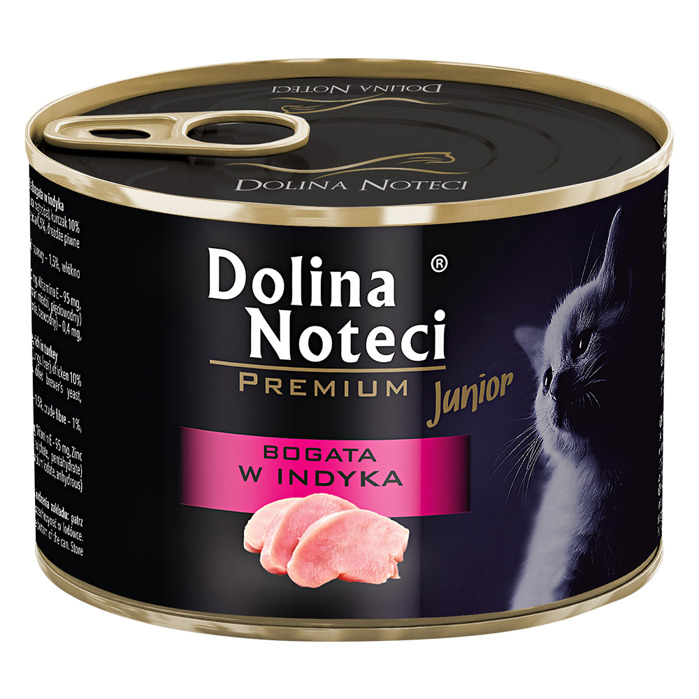 foto del prodotto dolina noteci premium junior, 12 x 185 g tacchino