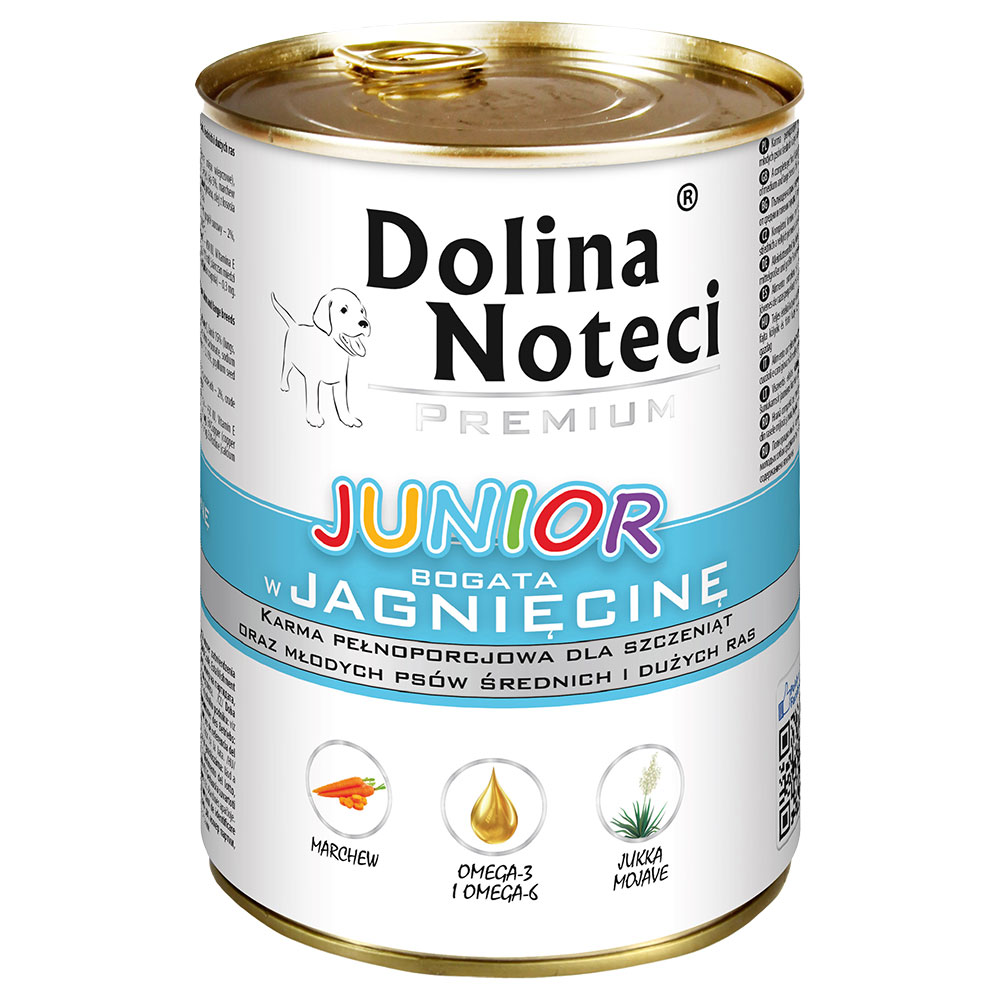 foto del prodotto dolina noteci premium junior, 24 x 400 g agnello