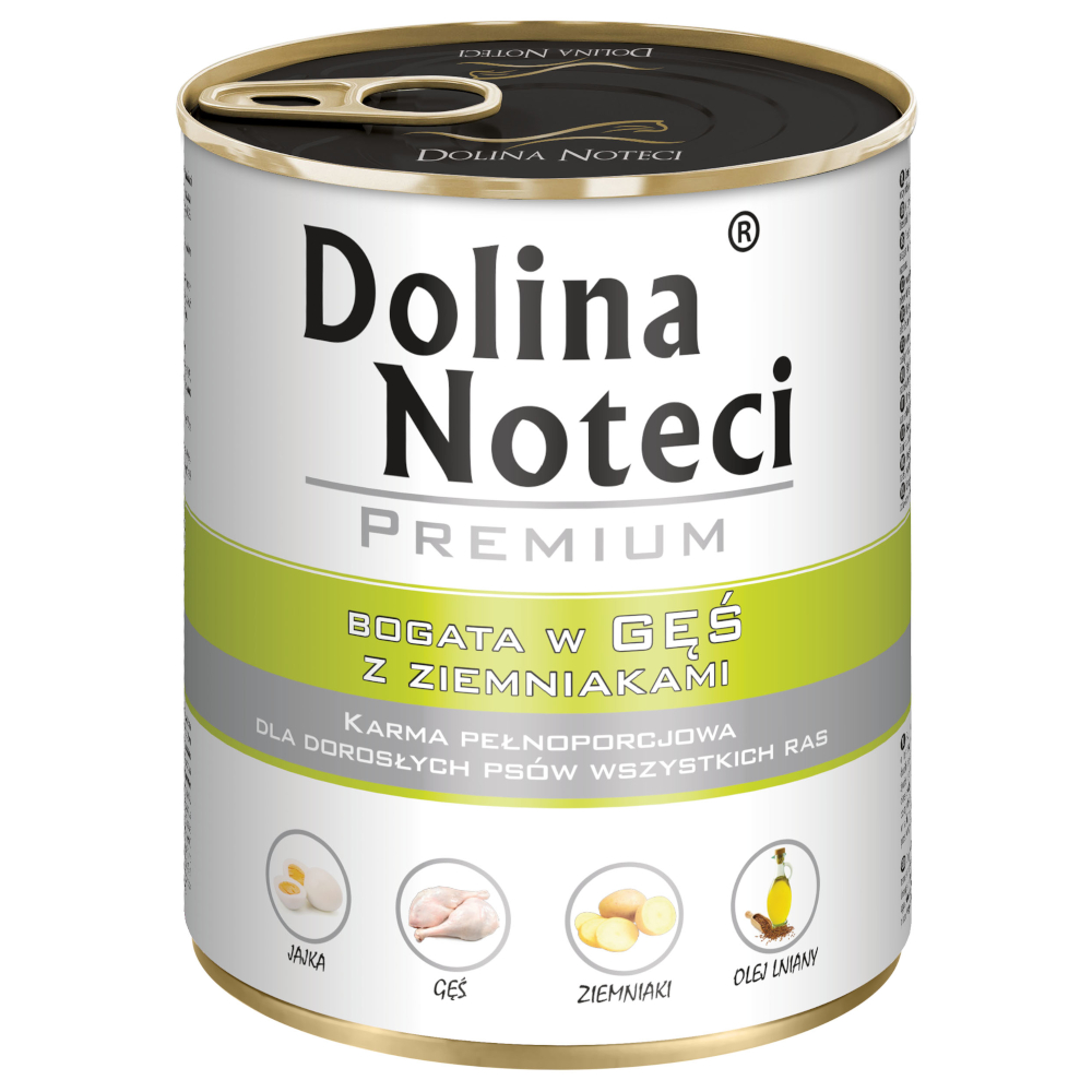 foto del prodotto dolina noteci premium, megapack risparmio 24 x 800 g - oca e patate