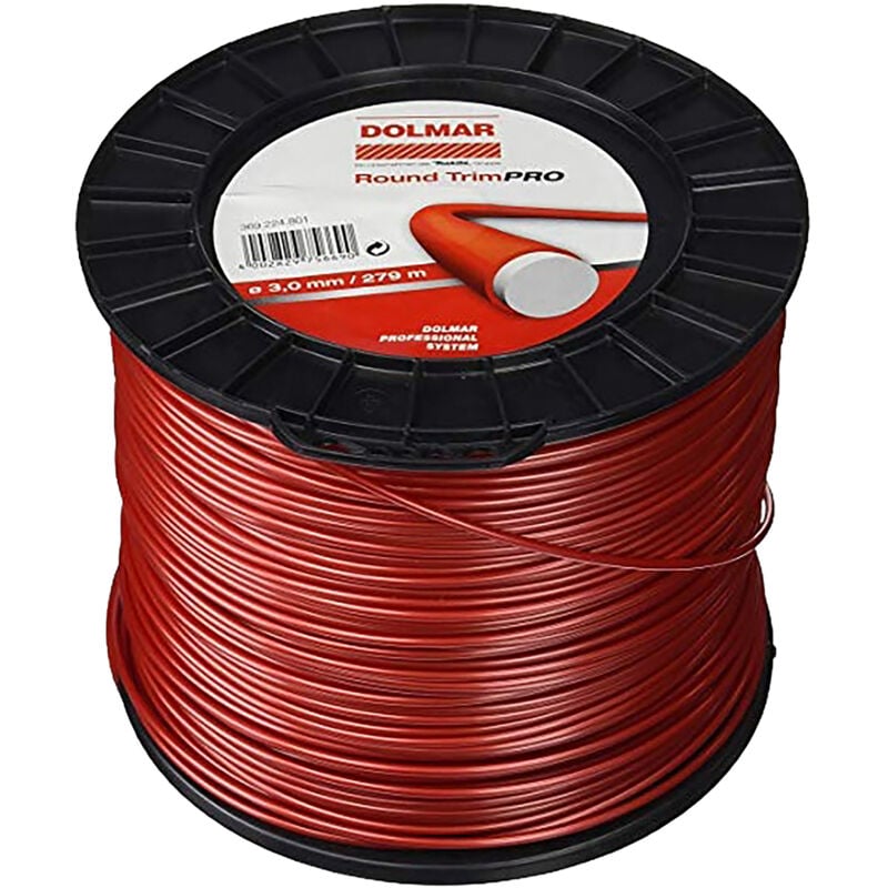 foto del prodotto dolmar makita 369224801 filo arancione tondo decespugliatore tagliabordi 3,0mm279m