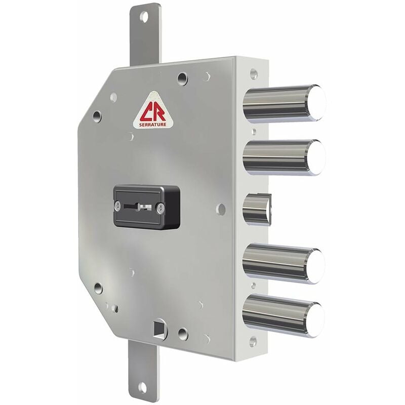 foto del prodotto dom serratura porta blindata applicazione planare scrocco e 4 catenacci entrata 60 mm mano sinistra 2155 28 plus