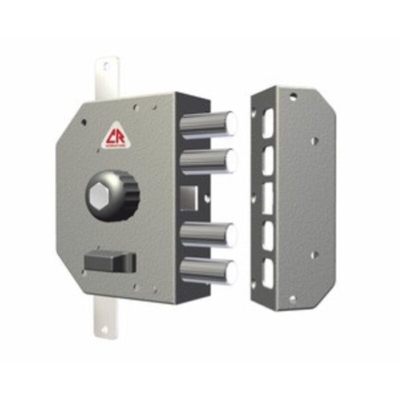 foto del prodotto dom - serratura triplice di sicurezza cilindro a pompa cr art.3250 pomolo dx - salone