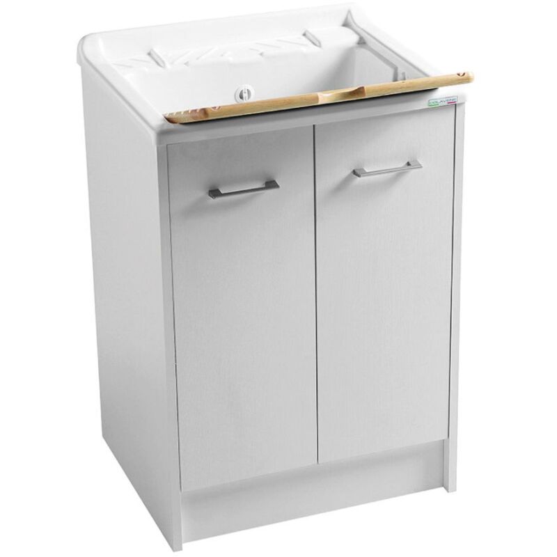 foto del prodotto domestica lavapanni completo 60 x 50 x h.86 cm. bianco con tavola di lavaggio dl6050b colavene