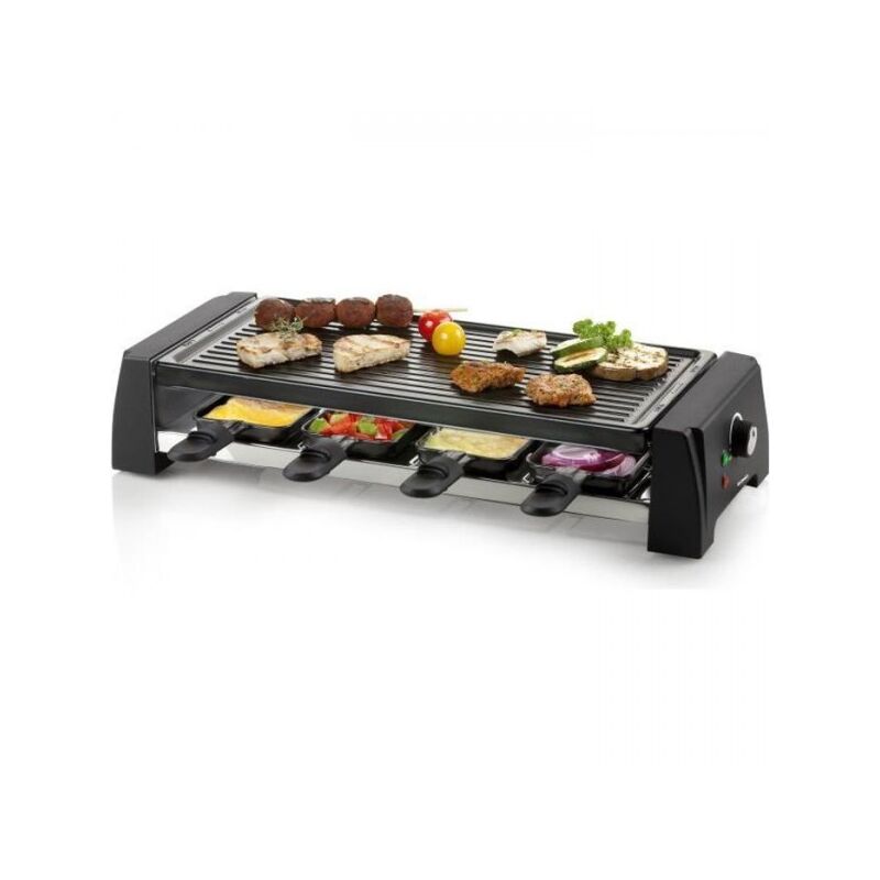 foto del prodotto domo do9189g raclette apparecchio 8 persone nero