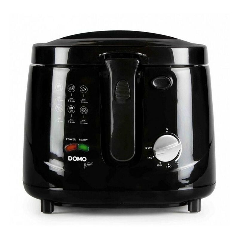 foto del prodotto domo friggitrice 2,5l 1800w nera do461fr