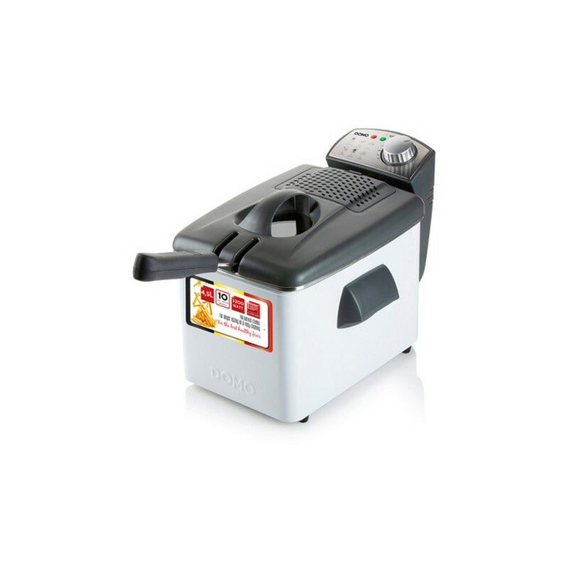 foto del prodotto domo friggitrice 4,5l 3200w bianca do519fr