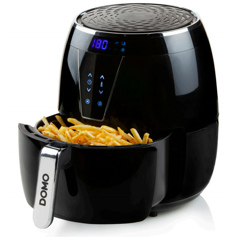 foto del prodotto domo friggitrice senza olio 1.2kg 1500w nera do532fr