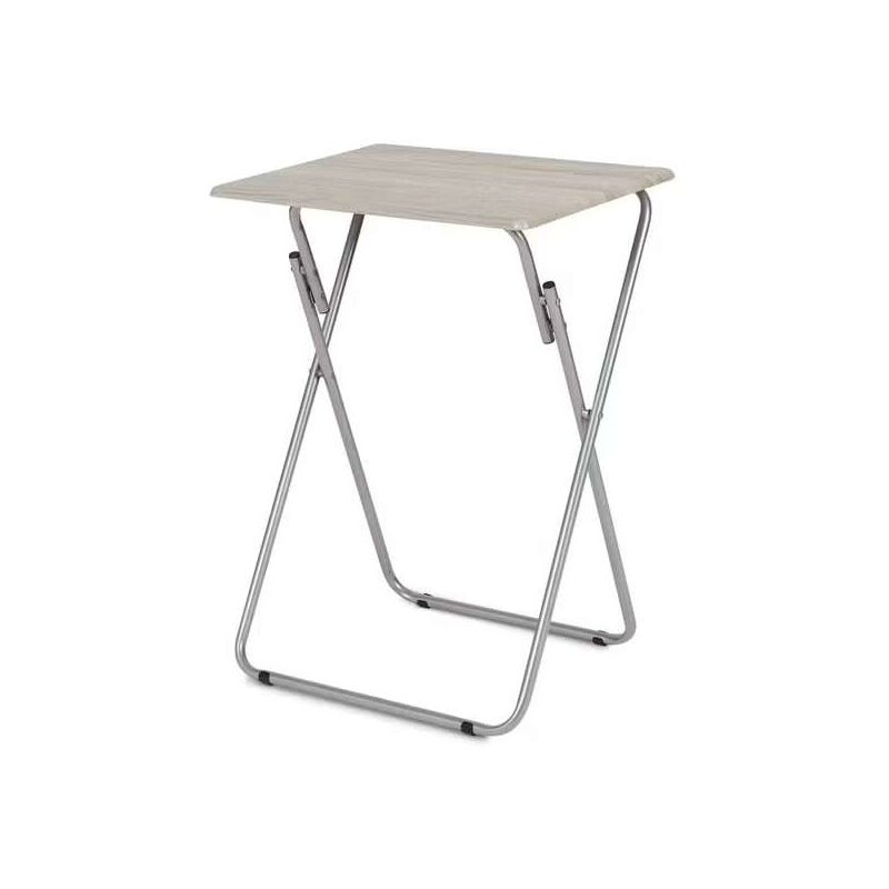 foto del prodotto domo mea tavolo pieghevole 40x38x66 cm in mdf color rovere