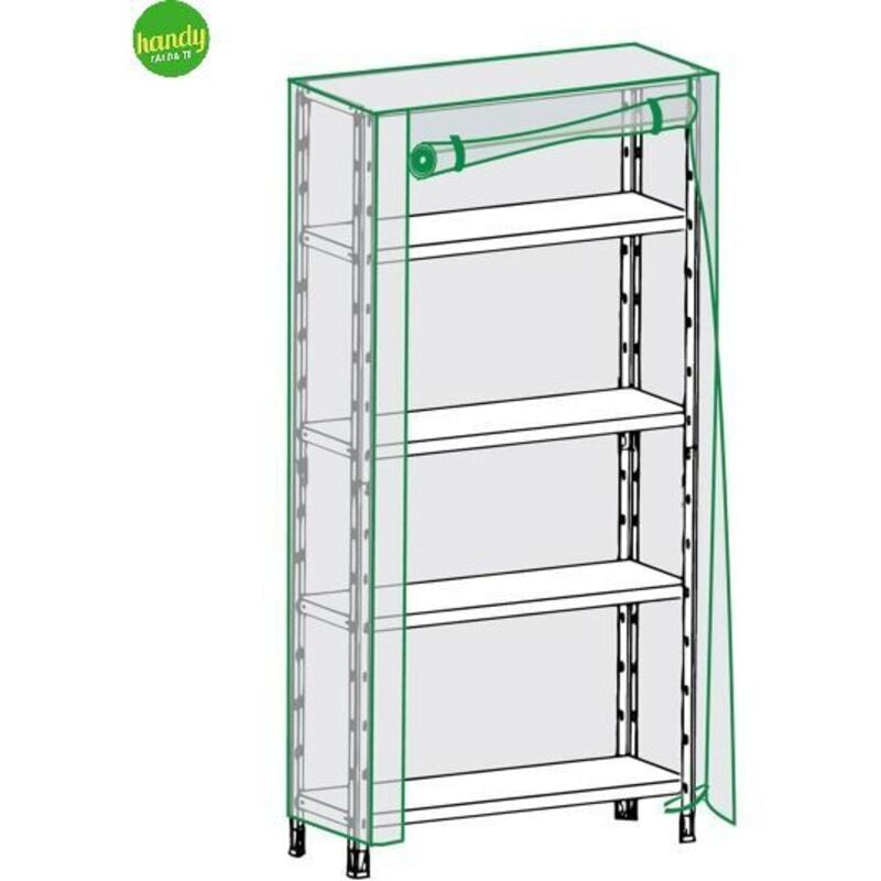 foto del prodotto domo pak custodia copri scaffale domopak m 100x40x185 195 cm