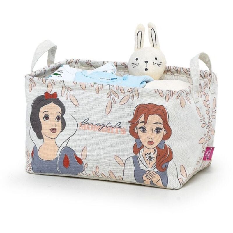 foto del prodotto domo pak principesse disney contenitore portaoggetti in tessuto con manici