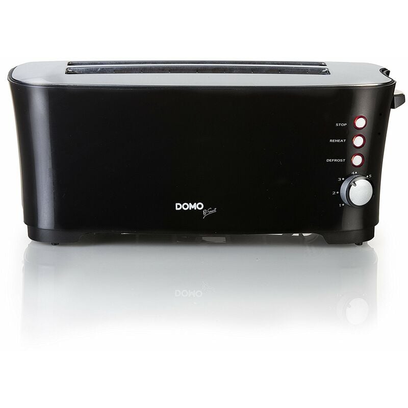 foto del prodotto domo tostapane 2 fessure 1350w nero do961t