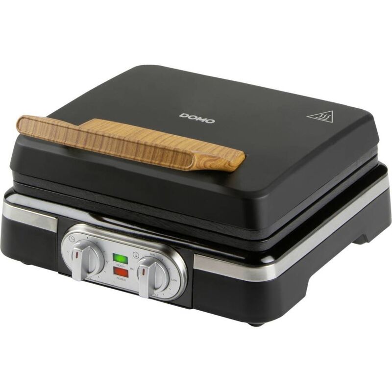 foto del prodotto domo waffeleisen – inky black macchina per cialde nero