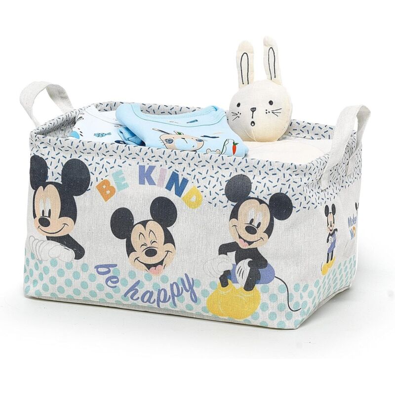 foto del prodotto domopak cesto con manici mickey mouse32x23x19cm