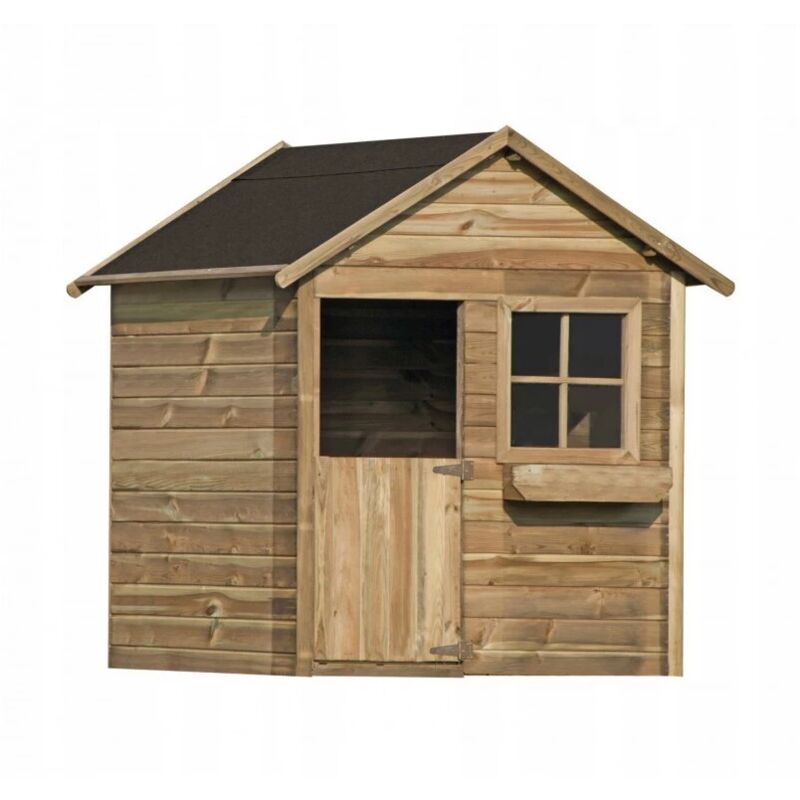 foto del prodotto domus casetta da giardino per bambini in legno mateusz 126x112x158 cm