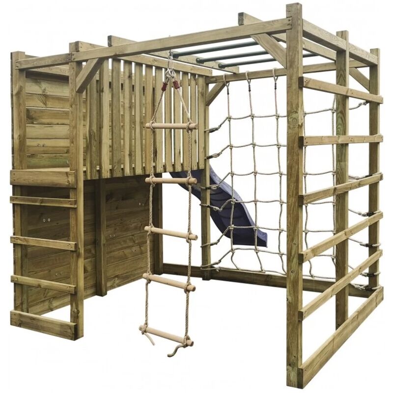 foto del prodotto domus parco giochi per bambini in legno sigma 377,6x210x185,6cm
