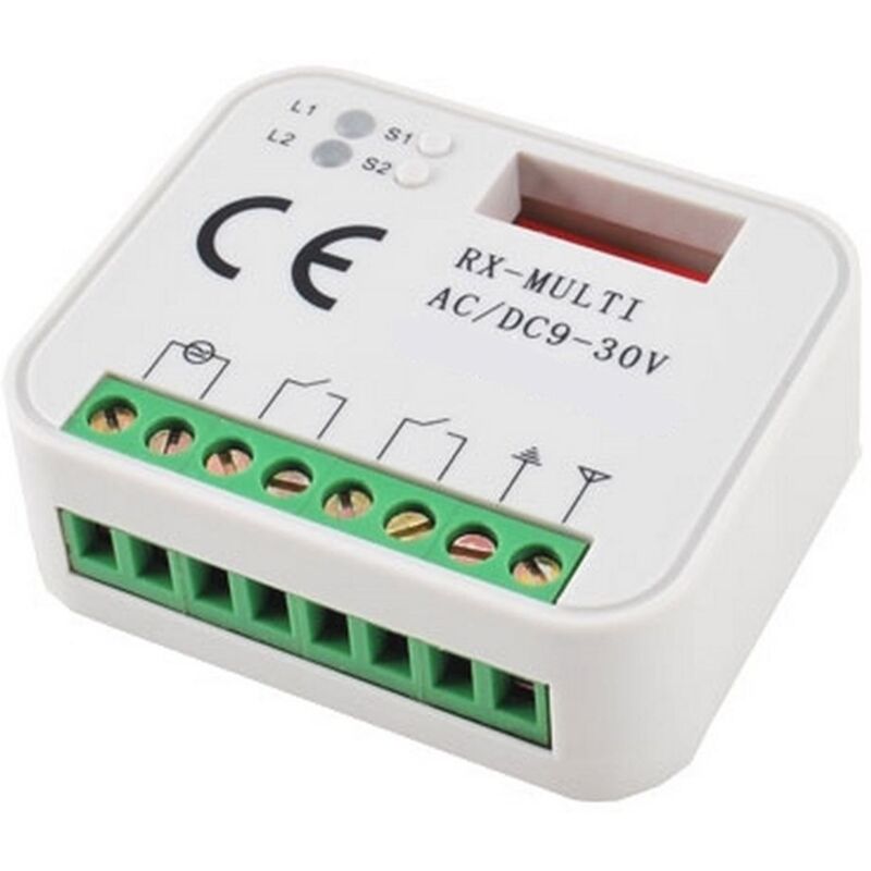 foto del prodotto domyno ricevente radio universale per cancello da 300 a 868 mhz rolling code e fisso ricevitore garage bft, nice, faac ecc.