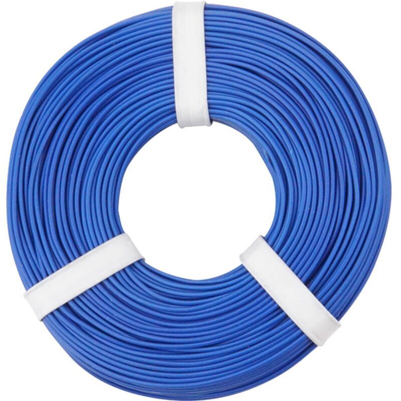 foto del prodotto donau elektronik 125 052 cavo per cablaggi 1 x 0.25 mm blu 50 m