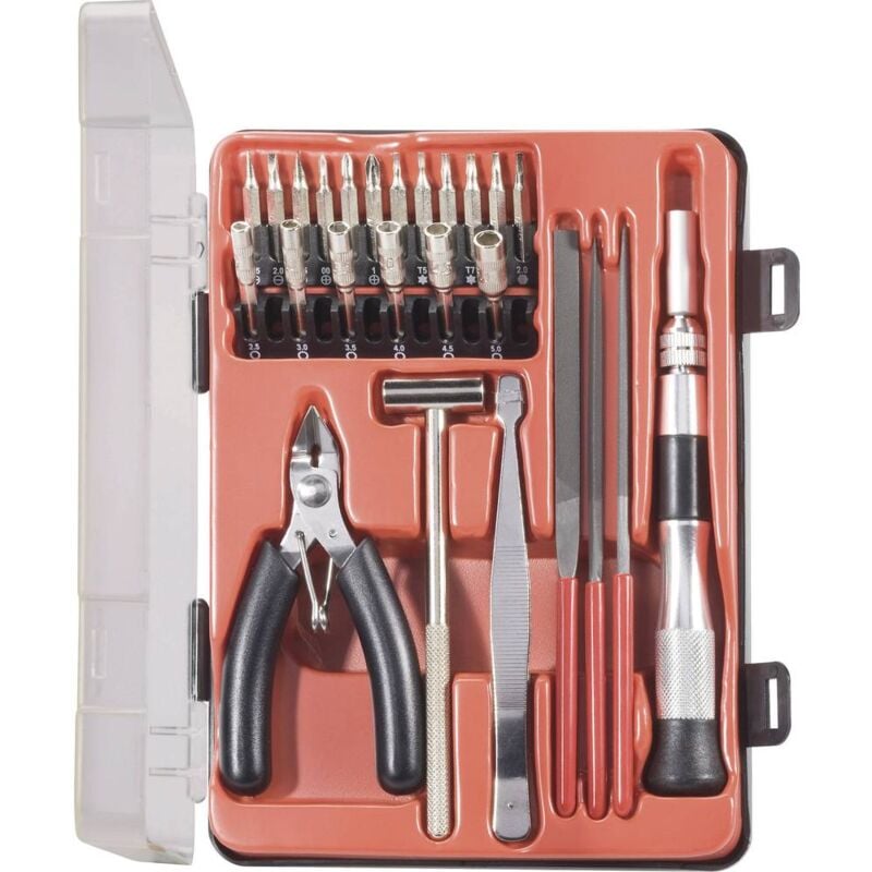 foto del prodotto donau elektronik 821231 kit utensili professionale in valigia 25 parti