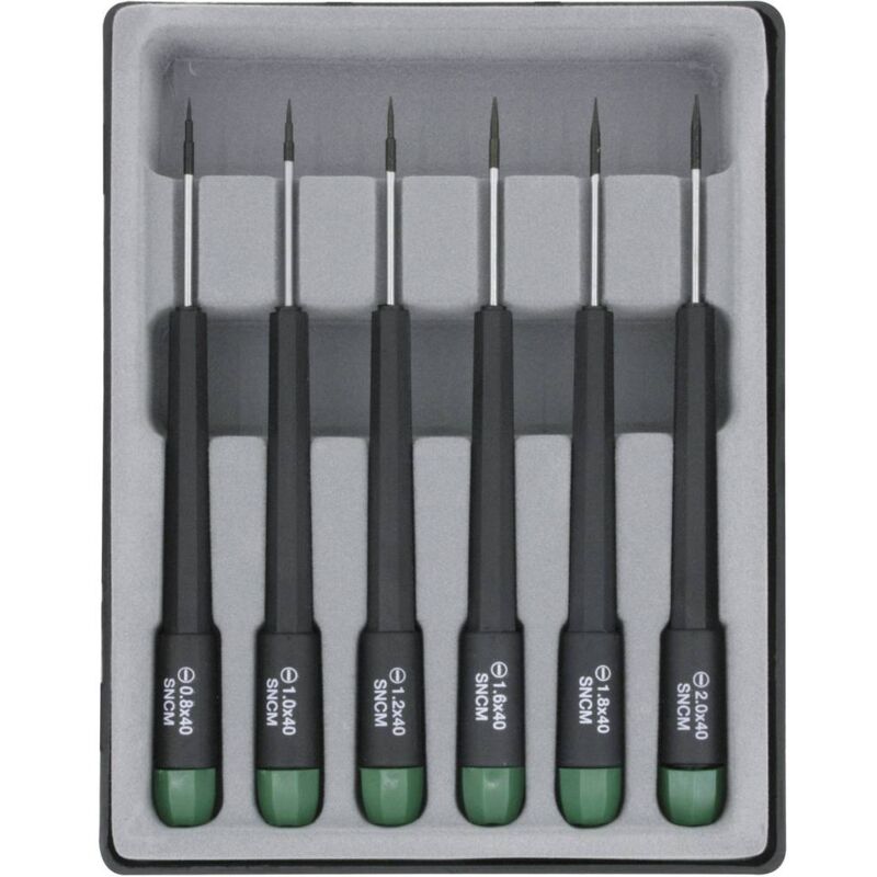 foto del prodotto donau elektronik kit cacciaviti elettronica e meccanica di precisione 6 parti taglio