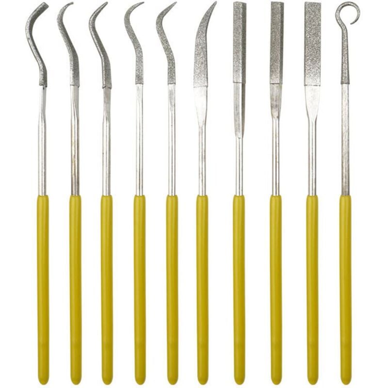 foto del prodotto donau elektronik m52 speciale lime ad ago lunghezza di taglio 32 mm lunghezza 140 mm 10 pz.