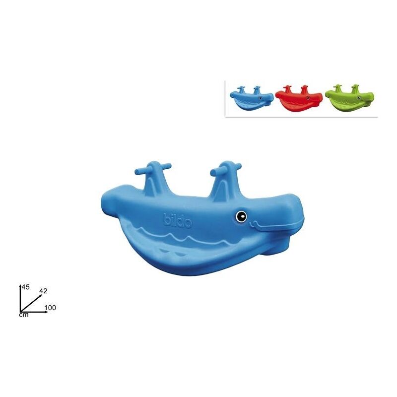 foto del prodotto dondolino delfino in plastica per bambini
